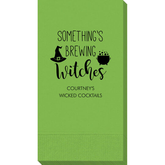 Something's Brewing Witches Guest Towels